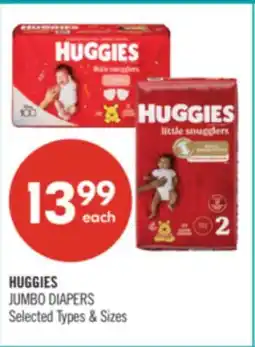 Shoppers Drug Mart HUGGIES JUMBO DIAPERS offer