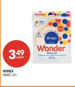 Shoppers Drug Mart WONDER WRAPS 10's offer