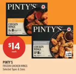 Shoppers Drug Mart PINTY'S FROZEN CHICKEN WINGS offer