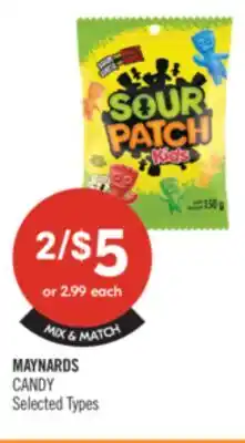 Shoppers Drug Mart MAYNARDS CANDY offer