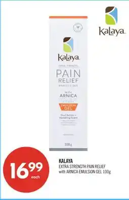 Shoppers Drug Mart KALAYA EXTRA STRENGTH PAIN RELIEF with ARNICA EMULSION GEL offer