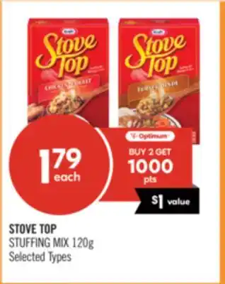 Shoppers Drug Mart STOVE TOP STUFFING MIX offer