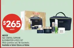 Shoppers Drug Mart WATIER AGE CONTROL SUPREME BLOCKBUSTER 6-PIECE SET offer
