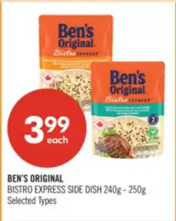 Shoppers Drug Mart BEN'S ORIGINAL BISTRO EXPRESS SIDE DISH offer