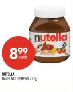 Shoppers Drug Mart NUTELLA HAZELNUT SPREAD offer