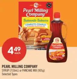 Shoppers Drug Mart PEARL MILLING COMPANY SYRUP (710mL) or PANCAKE MIX (905g) offer