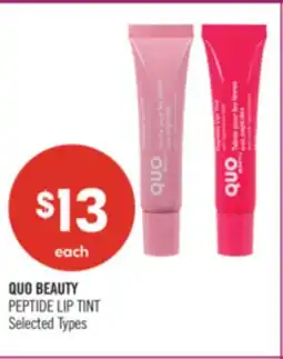 Shoppers Drug Mart QUO BEAUTY PEPTIDE LIP TINT offer