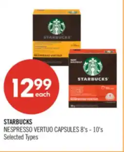 Shoppers Drug Mart STARBUCKS NESPRESSO VERTUO CAPSULES offer