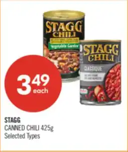 Shoppers Drug Mart STAGG CANNED CHILI offer