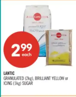 Shoppers Drug Mart LANTIC GRANULATED (2kg), BRILLIANT YELLOW or ICING (1kg) SUGAR offer
