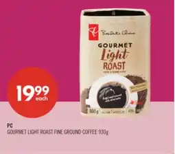 Shoppers Drug Mart PC GOURMET LIGHT ROAST FINE GROUND COFFEE offer