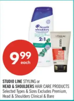 Shoppers Drug Mart STUDIO LINE STYLING or HEAD & SHOULDERS HAIR CARE PRODUCTS offer