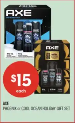 Shoppers Drug Mart AXE PHOENIX or COOL OCEAN HOLIDAY GIFT SET offer
