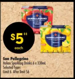 Shoppers Drug Mart San Pellegrino Italian Sparkling Drinks offer