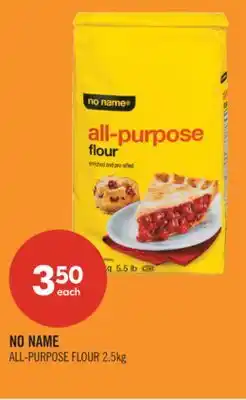 Shoppers Drug Mart NO NAME ALL-PURPOSE FLOUR 2.5kg offer