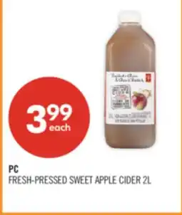 Shoppers Drug Mart PC FRESH-PRESSED SWEET APPLE CIDER offer