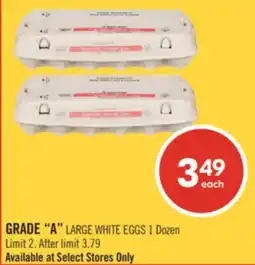 Shoppers Drug Mart GRADE A LARGE WHITE EGGS 1 Dozen offer