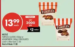 Shoppers Drug Mart NESTLÉ TURTLES CLASSIC (350g) or ASSORTMENT (300g) CHOCOLATES offer