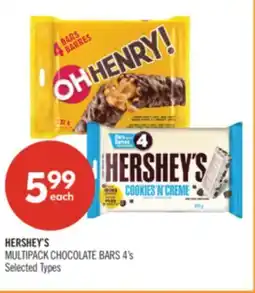 Shoppers Drug Mart HERSHEY'S MULTIPACK CHOCOLATE BARS offer
