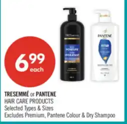 Shoppers Drug Mart TRESEMMÉ or PANTENE HAIR CARE PRODUCTS offer