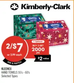 Shoppers Drug Mart KLEENEX HAND TOWELS offer