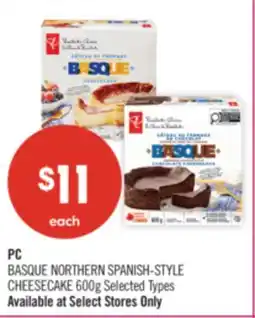 Shoppers Drug Mart PC BASQUE NORTHERN SPANISH-STYLE CHEESECAKE offer