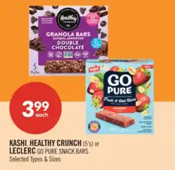 Shoppers Drug Mart KASHI, HEALTHY CRUNCH (5's) or LECLERC GO PURE SNACK BARS offer
