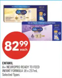 Shoppers Drug Mart ENFAMIL A+ NEUROPRO READY TO FEED INFANT FORMULA offer