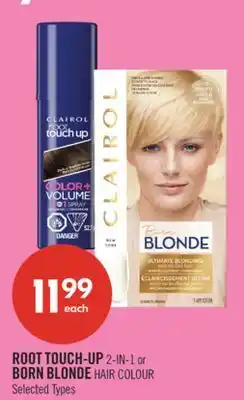 Shoppers Drug Mart ROOT TOUCH-UP 2-IN-1 or BORN BLONDE HAIR COLOUR offer
