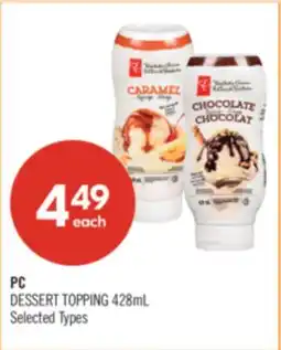 Shoppers Drug Mart PC DESSERT TOPPING offer