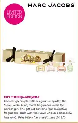 Shoppers Drug Mart Marc Jacobs Daisy 4-Piece Fragrance Discovery Set offer