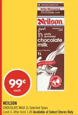 Shoppers Drug Mart NEILSON CHOCOLATE MILK offer