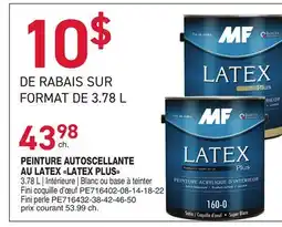 Matério PEINTURE AUTOSCELLANTE AU LATEX LATEX PLUS offer