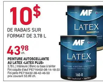 Matério PEINTURE AUTOSCELLANTE AU LATEX LATEX PLUS offer