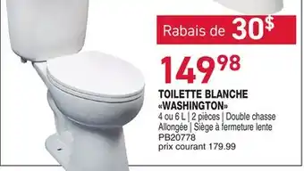 Matério TOILETTE BLANCHE WASHINGTON offer