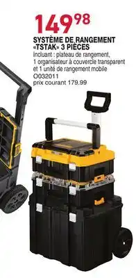 Matério SYSTÈME DE RANGEMENT TSTAK 3 PIÈCES offer