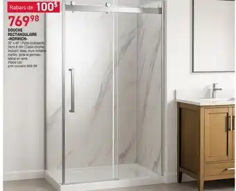 Matério DOUCHE RECTANGULAIRE NORWICH offer