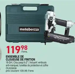 Matério ENSEMBLE DE CLOUEUSE DE FINITION offer