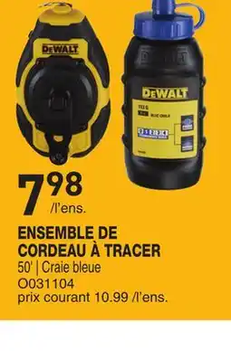 Matério ENSEMBLE DE CORDEAU À TRACER DEWALT offer