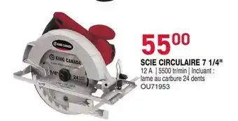 Matério SCIE CIRCULAIRE 7 1/4 offer