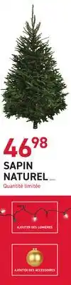 Matério SAPIN NATUREL offer