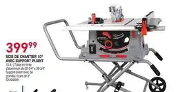 Matério SCIE DE CHANTIER 10 AVEC SUPPORT PLIANT offer