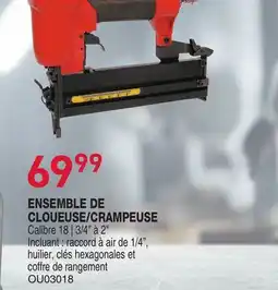 Matério ENSEMBLE DE CLOUEUSE/CRAMPEUSE KING offer