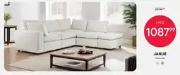 Meubles RD Janlie - Beige Modular Sectional with Ottoman - 6 pcs offer