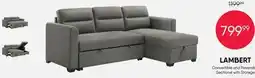 Meubles RD Lambert - Convertible and Reversible Sectional with Storage offer