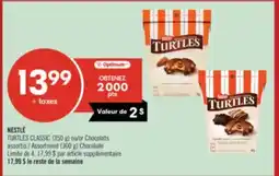 Pharmaprix NESTLÉ TURTLES CLASSIC (350 g) or Assortment (300 g) Chocolate offer