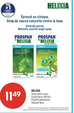 Pharmaprix HELIXIA Cough Syrup offer