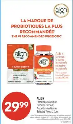 Pharmaprix ALIGN Produits probiotiques Probiotic Products offer