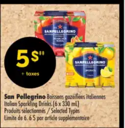 Pharmaprix San Pellegrino Italian Sparkling Drinks offer
