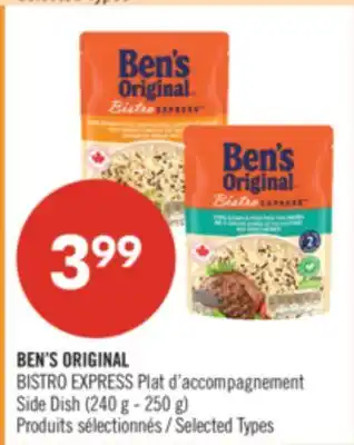 Pharmaprix BEN'S ORIGINAL BISTRO EXPRESS Side Dish offer